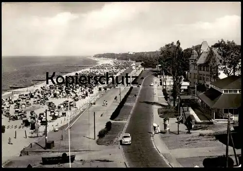 ÄLTERE POSTKARTE KÜHLUNGSBORN 1967 STRANDANSICHT PROMENADE beach plage esplanade Kuehlungsborn postcard Ansichtskarte AK