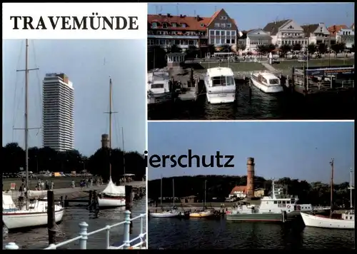 ÄLTERE POSTKARTE TRAVEMÜNDE ZOLLSCHIFF PRIWALL Schiff Zoll border police patrol ship boat customs douane frontalière