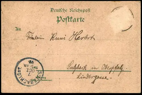 ALTE LITHO POSTKARTE WESTFALEN-GRUSS BOCHUM 1899 Westfalengruss Westfalenlied Lied Emil Rittershaus chanson cpa postcard