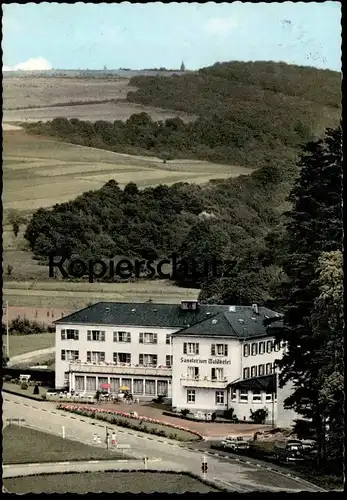 ÄLTERE POSTKARTE NONNWEILER SAAR SANATORIUM WALDHOTEL OPEL VOLKSWAGEN VW BUS Auto car Ansichtskarte AK postcard cpa