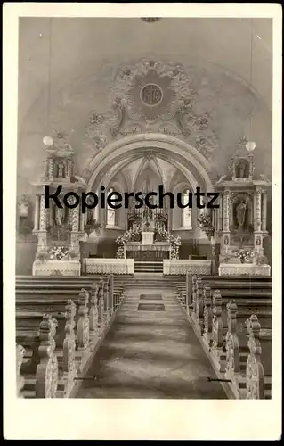 ALTE POSTKARTE DOLLENDORF BLANKENHEIM KATHOLISCHE PFARRKIRCHE Altar Fresko autel La Vierge cpa postcard Ansichtskarte AK