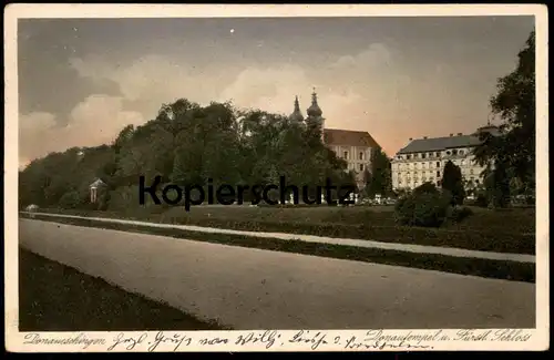 ALTE POSTKARTE DONAUESCHINGEN DONAUTEMPEL UND SCHLOSS 1933 castle chateau cpa postcard AK Ansichtskarte