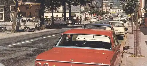 ÄLTERE POSTKARTE KURORT WINTERBERG OPEL VW Volkswagen Auto Autos Car Cars Agfa Reklame cpa postcard AK Ansichtskarte