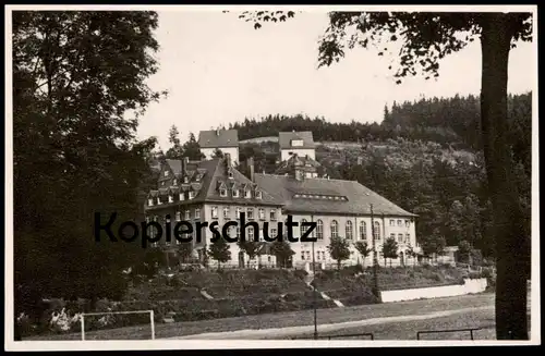 ÄLTERE POSTKARTE GORNSDORF VOLKSHAUS FUSSBALL PLATZ bei Burkhardtsdorf Chemnitz Stollberg Stadion stadium stade postcard