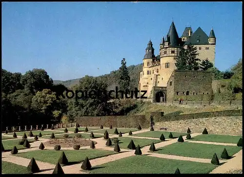 ÄLTERE POSTKARTE MAYEN IN DER EIFEL SCHLOSS BÜRRESHEIM castle chateau Garten garden Barockgarten Ansichtskarte AK cpa