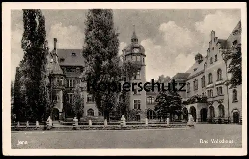 ALTE POSTKARTE JENA DAS VOLKSHAUS Photograph Georg Paetsch cpa postcard AK Ansichtskarte