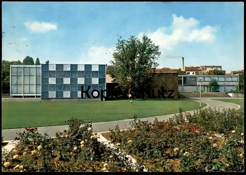 ÄLTERE POSTKARTE PFORZHEIM REUCHLINHAUS UND SCHMUCKMUSEUM ARCHITEKT LEHMBRUCK architecture Architektur cpa postcard AK