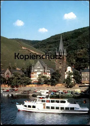 ÄLTERE POSTKARTE BERNKASTEL-KUES MS STADT TRIER TRABEN-TRARBACH Schiff Ship Opel Kadett Mercedes Volkswagen VW BMW cpa