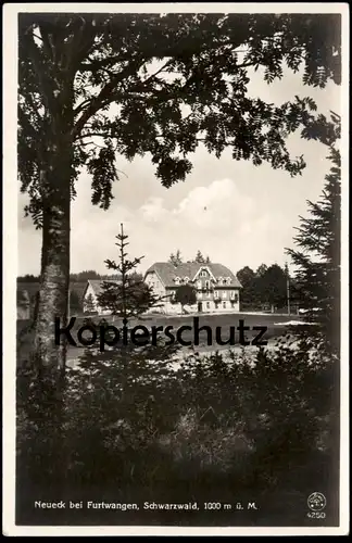 ALTE POSTKARTE NEUECK BEI FURTWANGEN SCHWARZWALD Black Forest cpa postcard AK Ansichtskarte