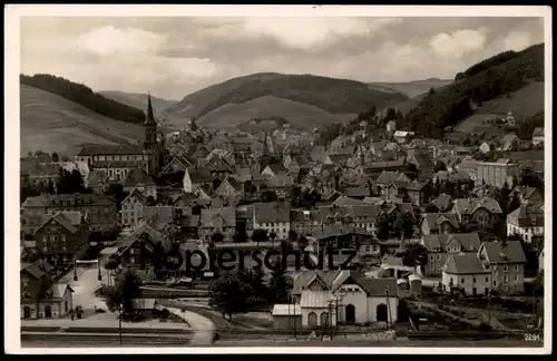 ALTE POSTKARTE FURTWANGEN SCHWARZWALD BAHNHOF BEFLAGGUNG FESTBOGEN station gare cpa postcard Ansichtskarte