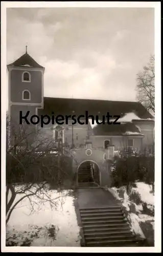 ALTE POSTKARTE WEIGELSDORF KATHOLISCHE PFARRKIRCHE WIGANCICE Kirche bei Ziebice Münsterberg Schlesien Polska Poland