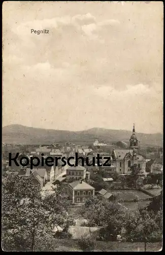 ALTE POSTKARTE PEGNITZ BAYERN PANORAMA TOTAL TOTALANSICHT Ansichtskarte AK cpa postcard