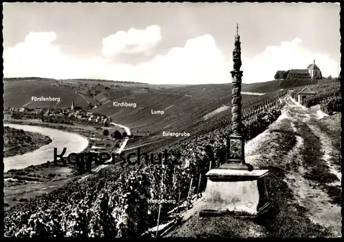 ÄLTERE POSTKARTE VOGELSBURG MIT ESCHERNDORF bei Volkach am Main Fürstenberg Kirchberg Lump Eulengrube Hengstberg AK cpa