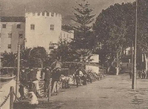 ALTE POSTKARTE FUNCHAL MADEIRA ENTRANCE OF THE TOWN DIARIO DE ... Portugal Portuguesa AK Ansichtskarte cpa postcard