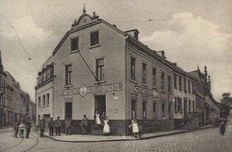 ALTE POSTKARTE DUISBURG RUHRORT GASTWIRTSCHAFT EBERHARD