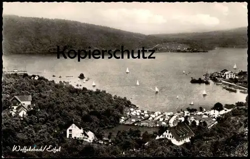 ÄLTERE POSTKARTE WOFFELSBACH SIMMERATH EIFEL Campingplatz Camping cpa postcard AK Ansichtskarte