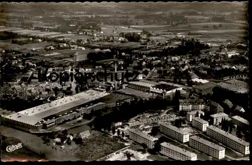 ÄLTERE POSTKARTE NORDHORN LUFTBILD FLIEGERAUFNAHME PANORAMA cpa postcard AK Ansichtskarte