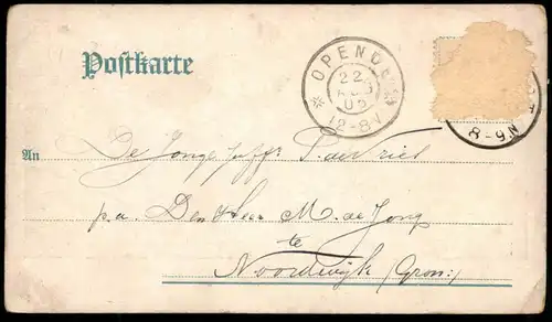 ALTE POSTKARTE GRUSS AUS GROSS-SCHÖNAU FABRIKSCHLOT Großschönau-Hainewalde Landkreis Görlitz cpa postcard Ansichtskarte