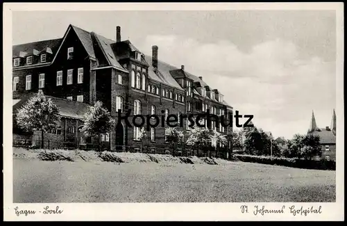 ALTE POSTKARTE HAGEN BOELE ST. JOHANNES HOSPITAL Krankenhaus hopital Ansichtskarte AK cpa postcard