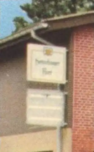ÄLTERE POSTKARTE WALSRODE HOTEL RESTAURANT KARL-HEINZ MEYER Opel ? Auto Car Bier cpa postcard Ansichtskarte AK