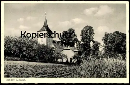 ÄLTERE POSTKARTE WEHDEM STEMWEDE KIRCHE Kreis Minden-Lübbecke AK Ansichtskarte cpa église church postcard