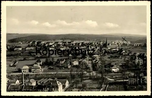 ALTE POSTKARTE SAARBURG 1953 VUE GÉNÉRALE Gesamtansicht Eisenbahn Chemin de fer Railway cachet militaire Militärstempel