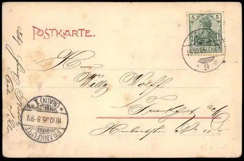 ALTE MONDSCHEIN POSTKARTE CÖLN RUDOLFPLATZ BEI NACHT 1905 Strassenbahn Tram Hohenzollernring Moonlight Night Köln AK cpa
