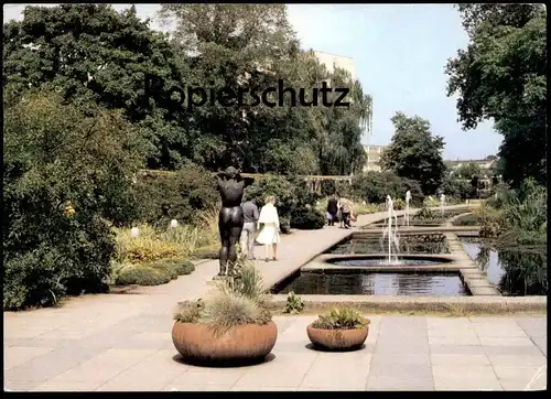 ÄLTERE POSTKARTE POTSDAM FREUNDSCHAFTSINSEL BRUNNEN SKULPTUR STATUE monument VEB AK Ansichtskarte postcard cpa