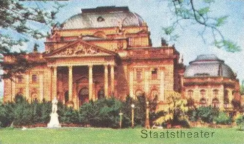 POSTKARTE WIESBADEN GRIECHISCHE KAPELLE OPEL-BAD STAATSTHEATER NEROBERG KURPARK KURHAUS AK Ansichtskarte cpa postcard