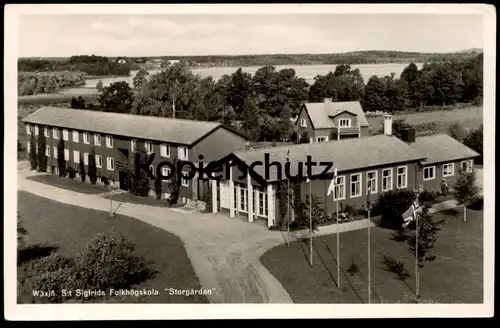 ALTE POSTKARTE WÄXJÖ VÄXJÖ S:T SIGFRIDS FOLKHÖGSKOLA STORGARDEN Vaxjo Skola Schweden Schule school Sverige Suède Sweden