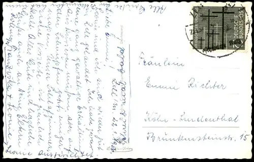 ÄLTERE POSTKARTE ZELL MOSEL WEIN SCHWARZE KATZ Katze cat monument chat chatte wine vin barrel Ansichtskarte postcard cpa
