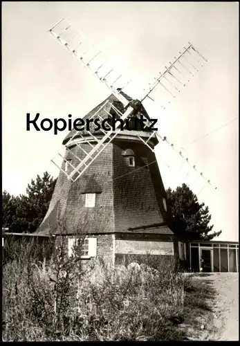 ÄLTERE POSTKARTE GNOIEN KREIS TETEROW HO-GASTSTÄTTE ZUR WINDMÜHLE Mühle Molen Mole moulin windmill mill AK Ansichtskarte