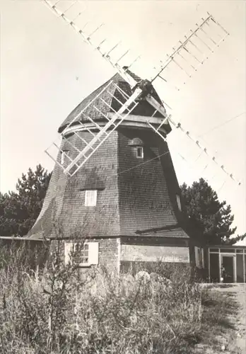 ÄLTERE POSTKARTE GNOIEN KREIS TETEROW HO-GASTSTÄTTE ZUR WINDMÜHLE Mühle Molen Mole moulin windmill mill AK Ansichtskarte