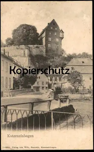 ALTE POSTKARTE KATZENELNBOGEN IM TAUNUS HOTEL BREMSER b. Klingelbach und Allendorf AK Ansichtskarte cpa postcard