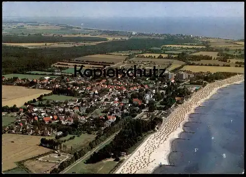 ÄLTERE POSTKARTE KELLENHUSEN PANORAMA LUFTBILD FLIEGERAUFNAHME LUFTAUFNAHME OSTSEE AK Ansichtskarte cpa postcard