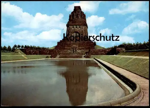 ÄLTERE POSTKARTE LEIPZIG MESSESTADT VÖLKERSCHLACHTDENKMAL Ansichtskarte AK postcard cpa