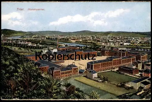 ALTE POSTKARTE TRIER HORNKASERNE TRÈVES LA CASERNE HORN KASERNE AK Ansichtskarte postcard cpa