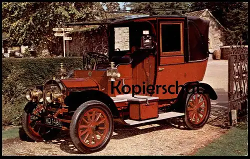 ÄLTERE POSTKARTE 1908 UNIC MONTAGU MOTOR MUSEUM CAB LONDON TAXI taxicab old car Auto Oldtimer Voiture AK cpa postcard