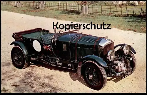 ÄLTERE POSTKARTE BENTLEY 1928 MONTAGU MOTOR MUSEUM BEAULIEU Oldtimer old car Voiture Automobil Ansichtskarte postcard