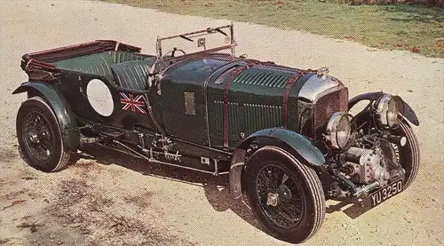 ÄLTERE POSTKARTE BENTLEY 1928 MONTAGU MOTOR MUSEUM BEAULIEU Oldtimer old car Voiture Automobil Ansichtskarte postcard