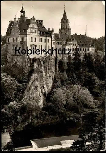 ÄLTERE POSTKARTE SIGMARINGEN AN DER DONAU SCHLOSS PANORAMA castle chateau Ansichtskarte AK postcard cpa