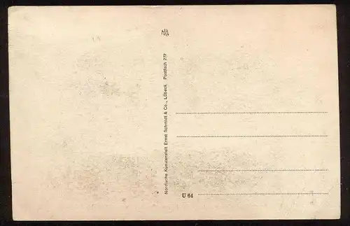 ALTE POSTKARTE GELSENKIRCHEN SCHIFF KREUZER ESPERANTO EMDEN HUBERTUSSTRASSE FRED OHLOFF HUMOR music steamer ship humour