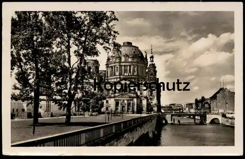 ÄLTERE POSTKARTE BERLIN DOM AM MARX-ENGELS-PLATZ 1955 Ansichtskarte AK postcard cpa