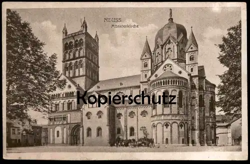 ALTE POSTKARTE NEUSS MÜNSTERKIRCHE Kirche Church église Ansichtskarte AK postcard cpa