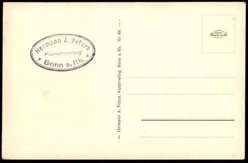 ALTE POSTKARTE BONN AM RHEIN BLICK VON DER CASSELSRUHE Bad Godesberg Venusberg Siebengebirge Ansichtskarte postcard cpa