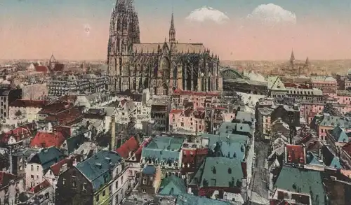 ALTE POSTKARTE KÖLN TOTALANSICHT Cöln Ansichtskarte AK cpa postcard