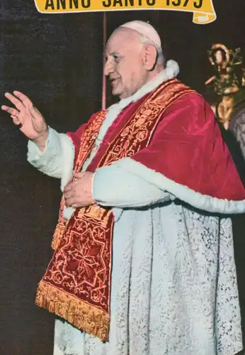 ÄLTERE POSTKARTE ANNO SANTO 1975 PAPST JOANNES XXIII. Pope Papa Papiez 23. Johannes AK cpa postcard Ansichtskarte