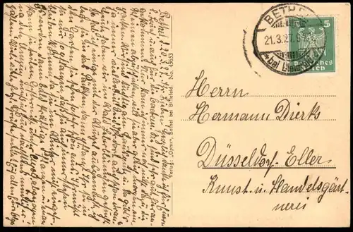 ALTE POSTKARTE BETHEL BEI BIELEFELD ENON LANDWIRTSCHAFTLICHE STATION Kuh cow vache Ansichtskarte AK postcard Bauernhaus