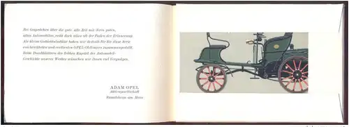 ÄLTERES KOMPLETTES POSTKARTEN BOOKLET OPEL OLDTIMER ADAM OPEL AG Lutzmann Laubfrosch Tonneau Darracq Torpedo Phaeton car