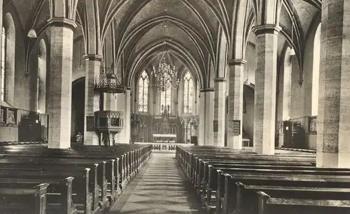 ALTE POSTKARTE EMSDETTEN ST. PANKRATIUS KIRCHE INNENANSICHT church église Ansichtskarte cpa postcard AK